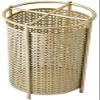 Scpantkend Umbrella Rack Decorative Umbrella Stand for Entryway, Umbrella Rack Umbrella Stand, Metal Round Free Standing Umbrella Rack Holder, for Home Office Hotel Decor, Gold view 1