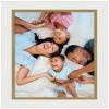 Amanti Art Picture Frame 18x24 Photo Frame, Eva White Gold Wood Framing for your Wedding Photos, Family Pictures, Diploma, Certificate, Kids Art Gift for Mom or Poster Wall Decor view 1