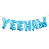 Yeehaw Balloons First Rodeo Birthday Party Decorations Boy Cowboy girl Balloon Wild West Western Birthday Party Decor Yeehaw Its My Birthday Baby Shower Balloons (YEEHAW Blue Star) view 1
