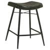 Coaster Home Furnishings Bayu Leather Upholstered Counter Stool Espresso 109258 (Set of 2) view 4