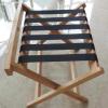 REMYSAOS Luggage Rack Guest Room Wood Luggage Rack Foldable Home Hotel Luggage Rack, Hotel Rack, Solid Wood Clothes Rack view 2