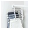 Sturdy Coat Stand, Coat Stands for Hallway Entr 5 In 1 Pant Rack Multifunction Shelves Storage Organizer Stainless Steel Wardrobe Trouser Hanger Coat Storage Organization Home this coat rack is stur view 2