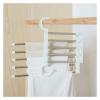 Sturdy Coat Stand, Coat Stands for Hallway Entr 5 In 1 Pant Rack Multifunction Shelves Storage Organizer Stainless Steel Wardrobe Trouser Hanger Coat Storage Organization Home this coat rack is stur view 3