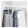 Sturdy Coat Stand, Coat Stands for Hallway Entr 5 In 1 Pant Rack Multifunction Shelves Storage Organizer Stainless Steel Wardrobe Trouser Hanger Coat Storage Organization Home this coat rack is stur view 4