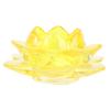 IMIKEYA Crystal Glass Lotus Candle Holder Decorative Votive Holder for Home Elegant Buddha Supply view 1