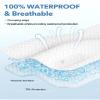 Full Waterproof Mattress Protector, Premium Viscose from Bamboo Mattress Pad Ultra Soft Breathable, Noiseless Mattress Cover Fitted 8"-21" Deep Pocket view 2