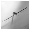 OLOONG Hardware Fittings 50m Black Gold Bathroom Towel Hanger Bars Robe Holder Bathroom Accessories Set Rack Bathroom Hardware (Color : Black-50cm) view 2