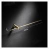 OLOONG Hardware Fittings 50m Black Gold Bathroom Towel Hanger Bars Robe Holder Bathroom Accessories Set Rack Bathroom Hardware (Color : Black-50cm) view 3