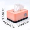 PEKJI Pretty Desktop Tissue Box Cover Rectangular Tissue Box Holder Multi-Color Tissue Box Cover Holder Plastic Tissue Holders Simple Practical view 2