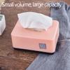 PEKJI Pretty Desktop Tissue Box Cover Rectangular Tissue Box Holder Multi-Color Tissue Box Cover Holder Plastic Tissue Holders Simple Practical view 3