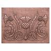Kitchen Backsplash, Scottish Thistle Copper Backsplash, Custom Copper Backsplash Panel, Handmade Copper Backsplash Tile, Indoor Outdoor Wall Decor (Copper) view 1