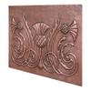 Kitchen Backsplash, Scottish Thistle Copper Backsplash, Custom Copper Backsplash Panel, Handmade Copper Backsplash Tile, Indoor Outdoor Wall Decor (Copper) view 3