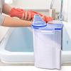 JISADER Laundry Powder Storage Container Organizer, 2L Portable Multipurpose Laundry Soap Dispenser for Home, Bathroom, Dorm view 2