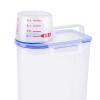 JISADER Laundry Powder Storage Container Organizer, 2L Portable Multipurpose Laundry Soap Dispenser for Home, Bathroom, Dorm view 4