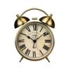 GRFIT Alarm Clock 1pc Retro Round Desktop Clock Small Alarm Clock for Home Living Room Bedroom Office (Battery Not Included) Clocks for Bedside view 1