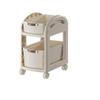 Plastic Chest of Drawers, Drawer Organizer, Structure with Sliding Wheels, Drawers with Modern Design, Storage. view 1