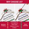 witfox Personalized Family Christmas Ornaments 2025 - Personalized Christmas Ornaments Family of 6, Custom Name Stocking Xmas Ornaments Personalized for Family Members view 4