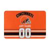 Midkepf Custom Cincinnati Door Mat Bathroom Rugs, Personalized Any Name Number Non-Slip Bath Mat, Custom Rug Gift for Football Fans Men Women 23.6" L X 15.7" W view 1