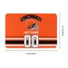 Midkepf Custom Cincinnati Door Mat Bathroom Rugs, Personalized Any Name Number Non-Slip Bath Mat, Custom Rug Gift for Football Fans Men Women 23.6" L X 15.7" W view 3