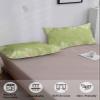 BOBOWUNY Green Botanical Pillow Covers King Size, Soft Bed Throw Pillowcases Breathable Cooling Long Lumbar Body Pillow Sham Cover for Bed Sofa 20x40 Spring Floral Summer Tropical Plants view 4