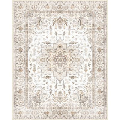 SONGLET 8x10 Area Rugs, Machine Washable Area Rugs for Living Room Non Slip Backing Rugs for Bedroom, Vintage Printed Home Decor Large Area Rug