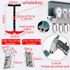 whalebee Flexible Curtain Track Curtain Ceiling Track Easy to Install Bendable Curtain Rail for Bay Window Curtain Rail Track Aluminium Alloy with Silent Wheels Curtain Pole view 2