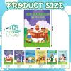 Hungdao 48 Pcs Bible Mini Activity Books for Kids, Mini Fun and Games, Challenging Activities Include Mazes, Word Search, Word Scramble and More Bulk Gifts for Kids Party Classroom view 2