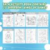 Hungdao 48 Pcs Bible Mini Activity Books for Kids, Mini Fun and Games, Challenging Activities Include Mazes, Word Search, Word Scramble and More Bulk Gifts for Kids Party Classroom view 3