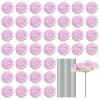 MECCANIXITY Silk Artificial Hydrangea Flowers, Pink Artificial Flowers Heads with Stems, Full Hydrangea Flowers for Wedding Centerpieces, Party Decoration 64 Set view 1