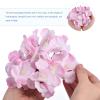 MECCANIXITY Silk Artificial Hydrangea Flowers, Pink Artificial Flowers Heads with Stems, Full Hydrangea Flowers for Wedding Centerpieces, Party Decoration 64 Set view 4