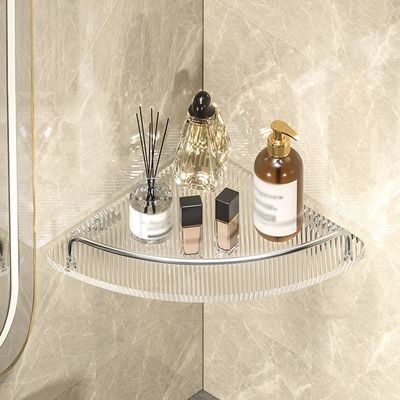 BAHELS Corner Shower Caddy Wall Mounted Shower Rack, Shower Caddy Bathroom Corner Shelf, Wall Shower Inside Organization Shower Organizer (Color : Silver B)