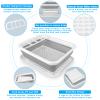 Collapsible Dish Drying Rack Portable Dish Drainers for Kitchen Counter with Drainboard, Kitchen Sink Organizer Basket RV Accessories Camper Storage and Organization Dish Rack Over Sink Drying Rack view 4