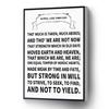 Alfred Lord Tennyson Modern Canvas Wall Art Ulysses Poem Poster To Strive Seek Find And Not To Yield Print For Living Room Bedroom Office School Wall Decor Ready To Hang(Wood Framed 12" X 16") view 1
