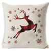 orkly Christmas Pillowcase Linen Peach Flannel Cushion Pillowcase view 1