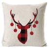 orkly Christmas Pillowcase Linen Peach Flannel Cushion Pillowcase view 2