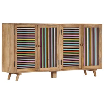WEHUOSIF Sideboard,Wood Tv Stand,Coffee Table,Storage Cabinet,Corner Hutch Cabinet,Kitchen Wall Cabinets,Bedside Cabinet,for Living Room,Entryway,Hallway,59.1"x11.8"x29.5" Solid Mango Wood