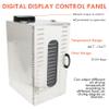 BREVELTION Food Dehydrator 20 Layers Fruit Vegetable Drying Machine Pet Food Dryer for Fruit Vegetable Herbs Dog Treats Meat Drying 110V 86-194 view 3