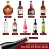 100 Pack Liquor Pour Spout, Stainless Steel Classic Bottle Pourers with Rubber Dust Cap, Speed Wine Bottle Pourer for Liquor Bottle, Oil Bottles view 3