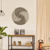 RXMORI Hanging Wall Basket Decor, Boho Wall Plate, Handcrafted Seagrass Hanging Baskets, Multifunction Woven Insulation Pad for Living Room Kitchen (Style 2) view 4