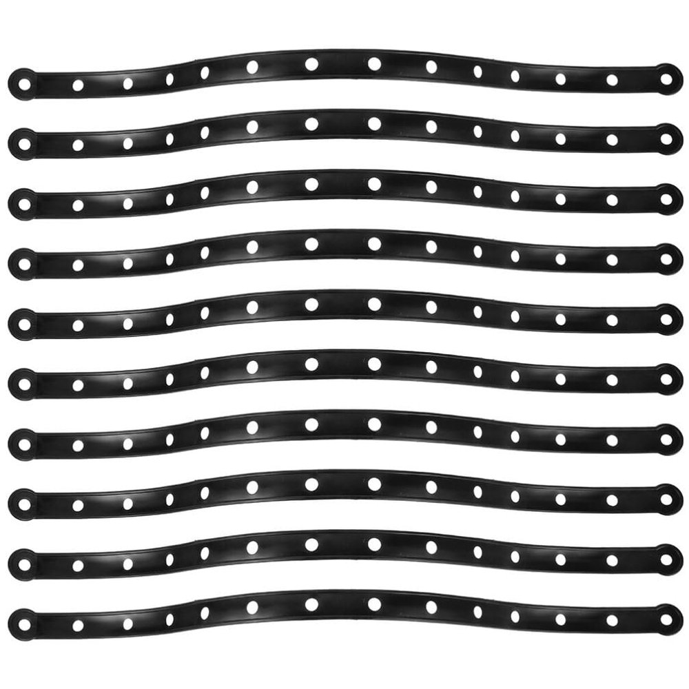 Angoily 10pcs Clothes Hanger Connecting Strips Plastic Display Strips for Clothing Stores Space-Saving Hanger Accessories Easy to Organize and Display Clothing