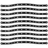 Angoily 10pcs Clothes Hanger Connecting Strips Plastic Display Strips for Clothing Stores Space-Saving Hanger Accessories Easy to Organize and Display Clothing view 1