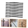 Angoily 10pcs Clothes Hanger Connecting Strips Plastic Display Strips for Clothing Stores Space-Saving Hanger Accessories Easy to Organize and Display Clothing view 3