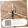 Angoily 10pcs Clothes Hanger Connecting Strips Plastic Display Strips for Clothing Stores Space-Saving Hanger Accessories Easy to Organize and Display Clothing view 4