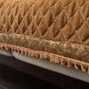 FOUNCY Pearl Fleece Sofa Cushion Wood Ear Sofa Cushion Winter Thickened Non-Slip Sofa Back Towel,Coffee,70 * 150cm view 4