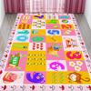 Kids Numbers Fun Rugs- Educational Game Area Rug- 7x10 Playtime Collection Fruit Animal Pattern Carpet for Children's Room Playroom Bedroom Nursery view 1