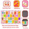 Kids Numbers Fun Rugs- Educational Game Area Rug- 7x10 Playtime Collection Fruit Animal Pattern Carpet for Children's Room Playroom Bedroom Nursery view 4
