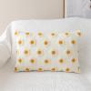 uywapvt 2Pcs Flower Throw Pillow Covers Decorative Daisy Cushion Cover Soft Comfortable Pillow Cushion Cases Small Daisy Cushion Covers for Sofa Couch Living Room(35 * 50 cm,White) view 3