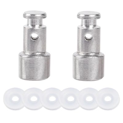 2 Pcs Universal Replacement Floater Valve with 6 Pcs Silicone Gaskets Electric Pressure Cookers Parts for Pressure Pot Such as XL, YBD60-100, PPC770, PPC780, PPC790