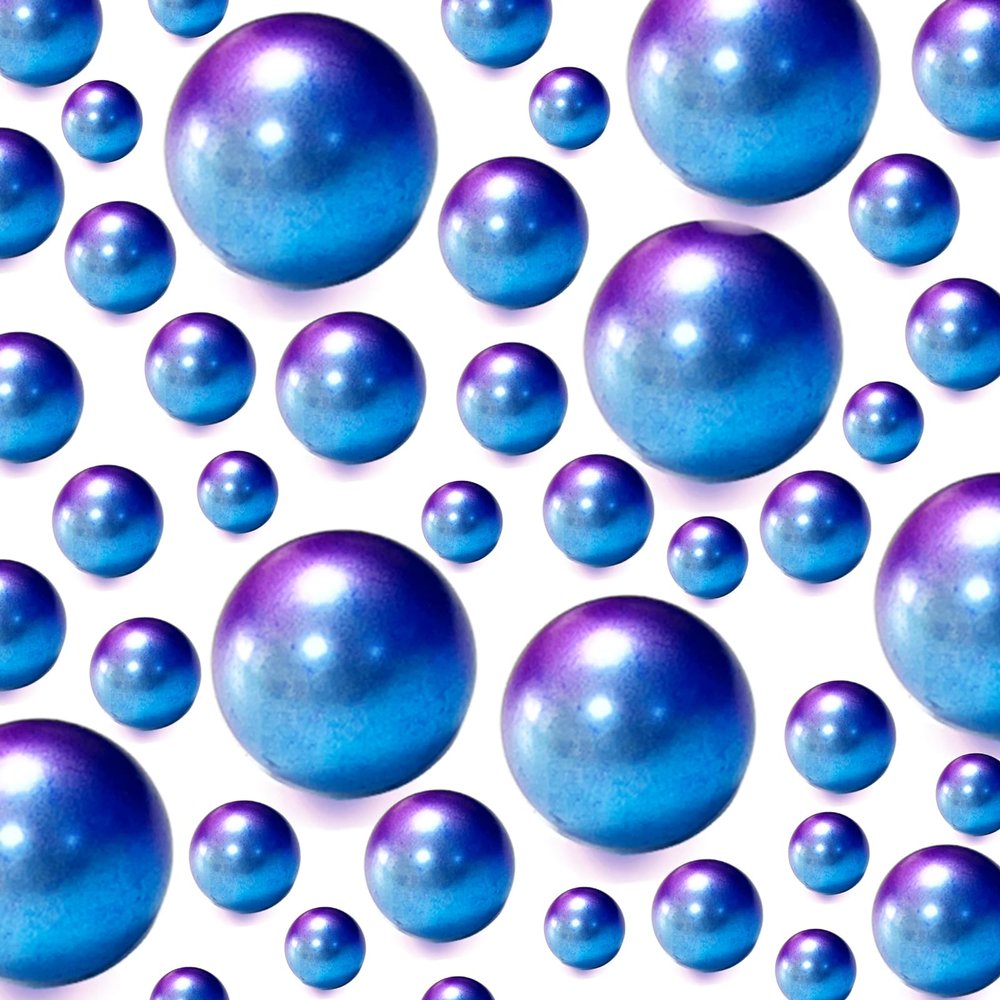 YUXIYAN 100Pieces Floating NO Hole Pearls Beads for Vases and 500 PCS for Floating,Floating Beads for Centerpiece,Home Decor,Party Table Wedding,Makeup Brush Beads