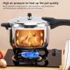 Pressure Pot for Cooking, 80KPA Stainless Steel Explosion Proof Household Pressure Cooker Multifunctional Kitchen Pressure Cooker with Safety Valve, Pressure Cooking Pot (6L) view 3